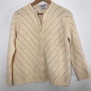 Vintage Rosanna wool Knit cardigan